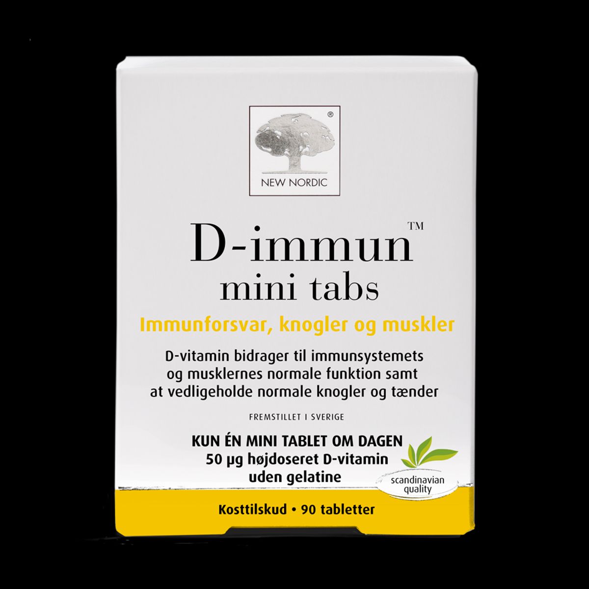 New Nordic D-Immun&trade; mini tabs 90 tabletter DATOVARE 10/2024