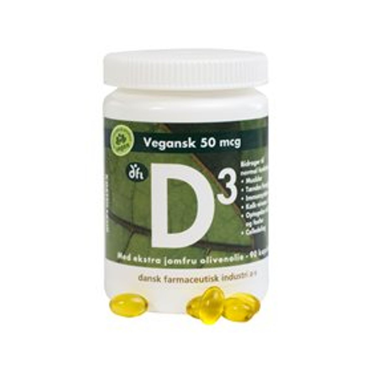 DFI D3 vitamin 50 mcg vegan 90 kap.