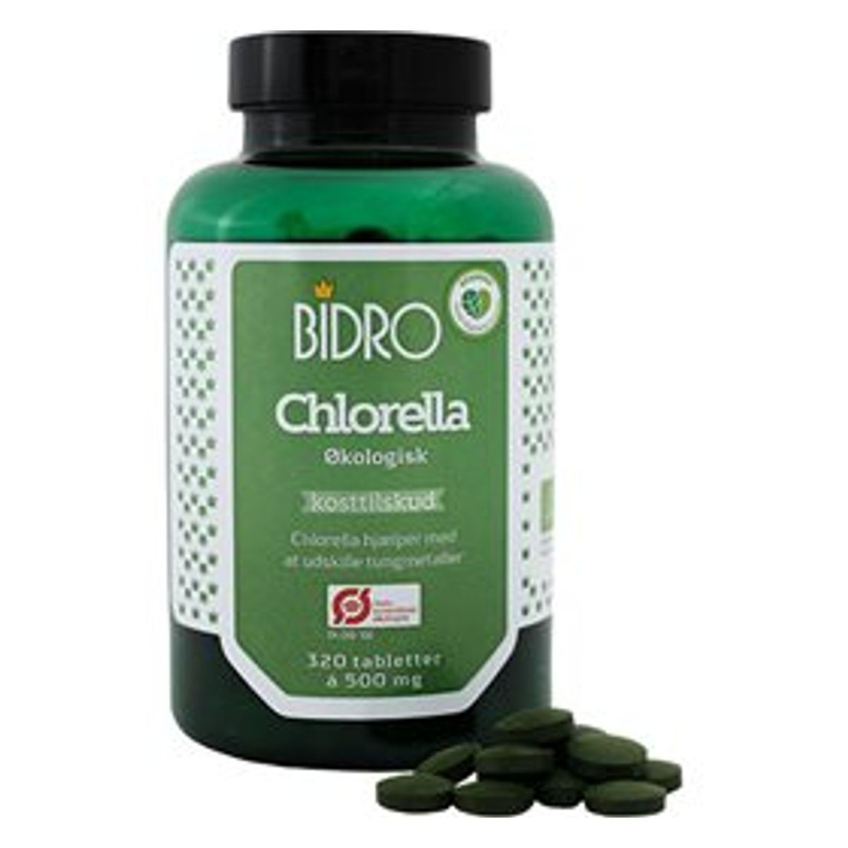 Bidro Chlorella Ø 320 tabeletter