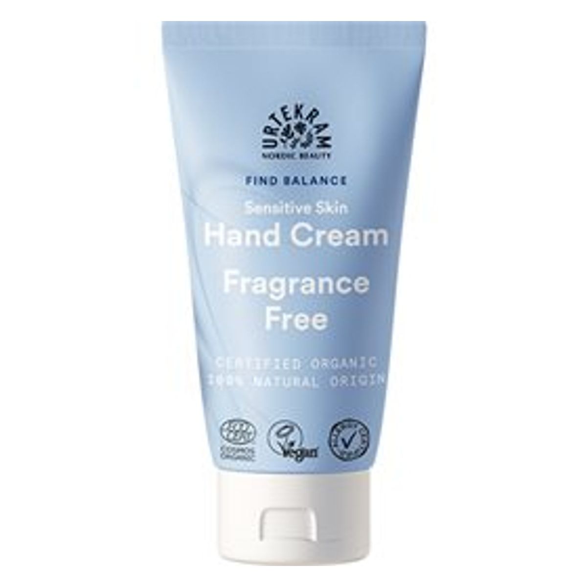 Urtekram Håndcreme Fragrance Free &bull; 75ml.