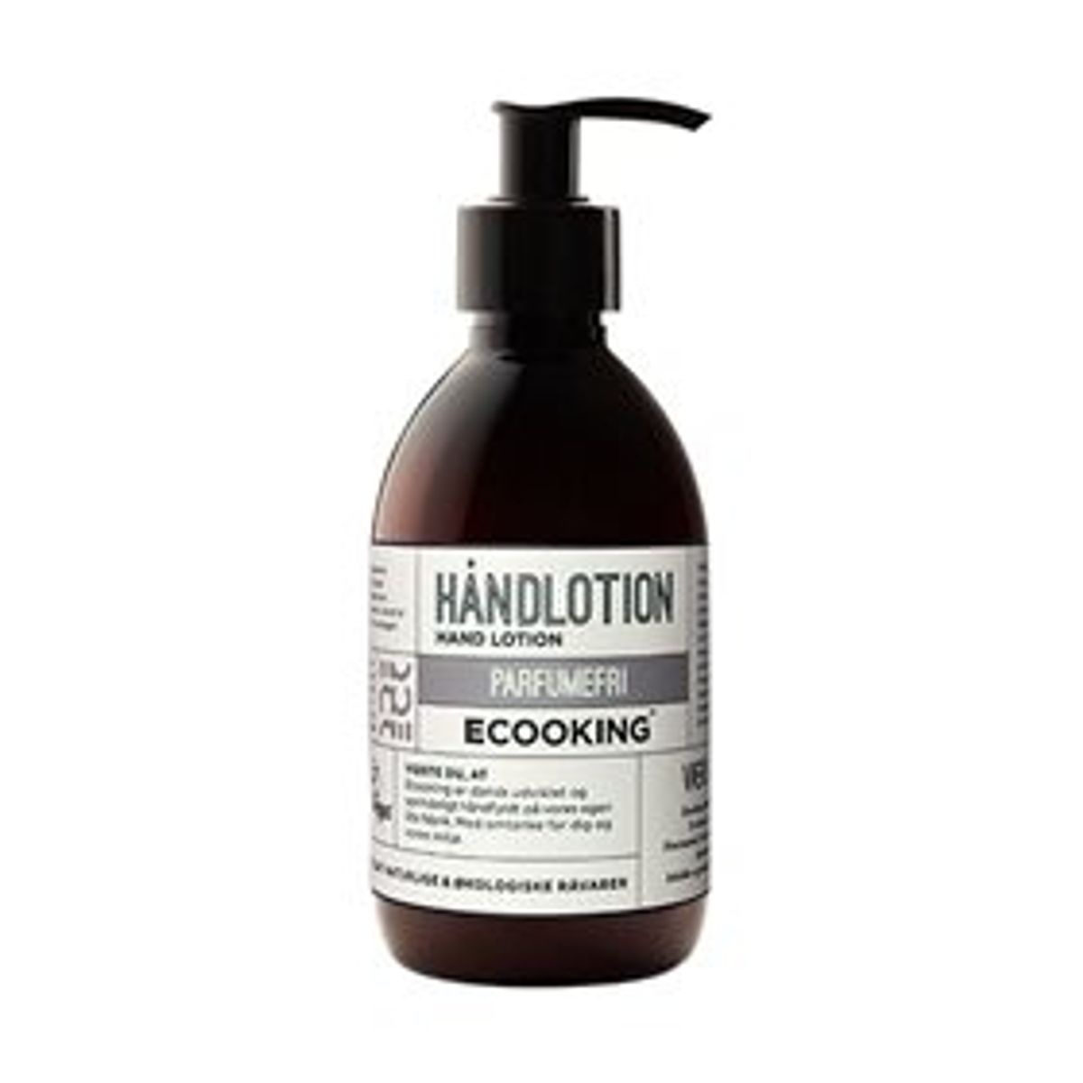 Ecooking Håndlotion Parfumefri &bull; 300ml.