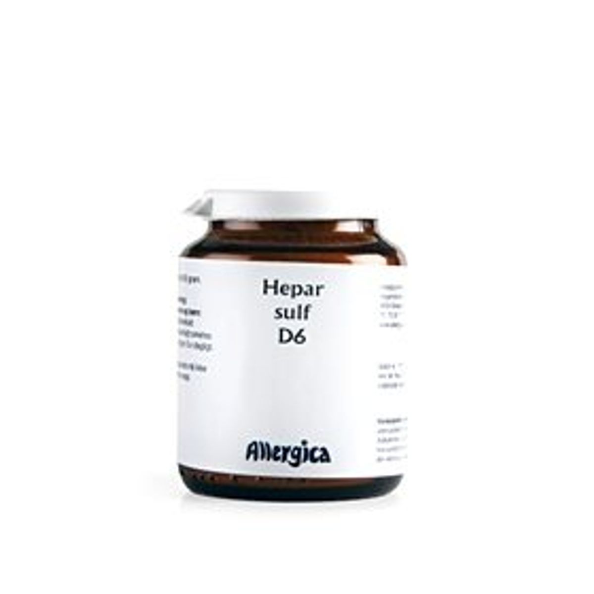 Allergica Hepar sulf. D6 &bull; 50g.