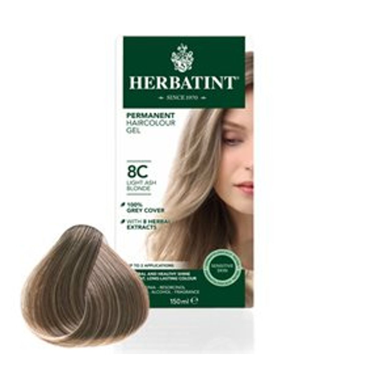 Herbatint 8C Light Ash Blonde &bull; 150 ML X