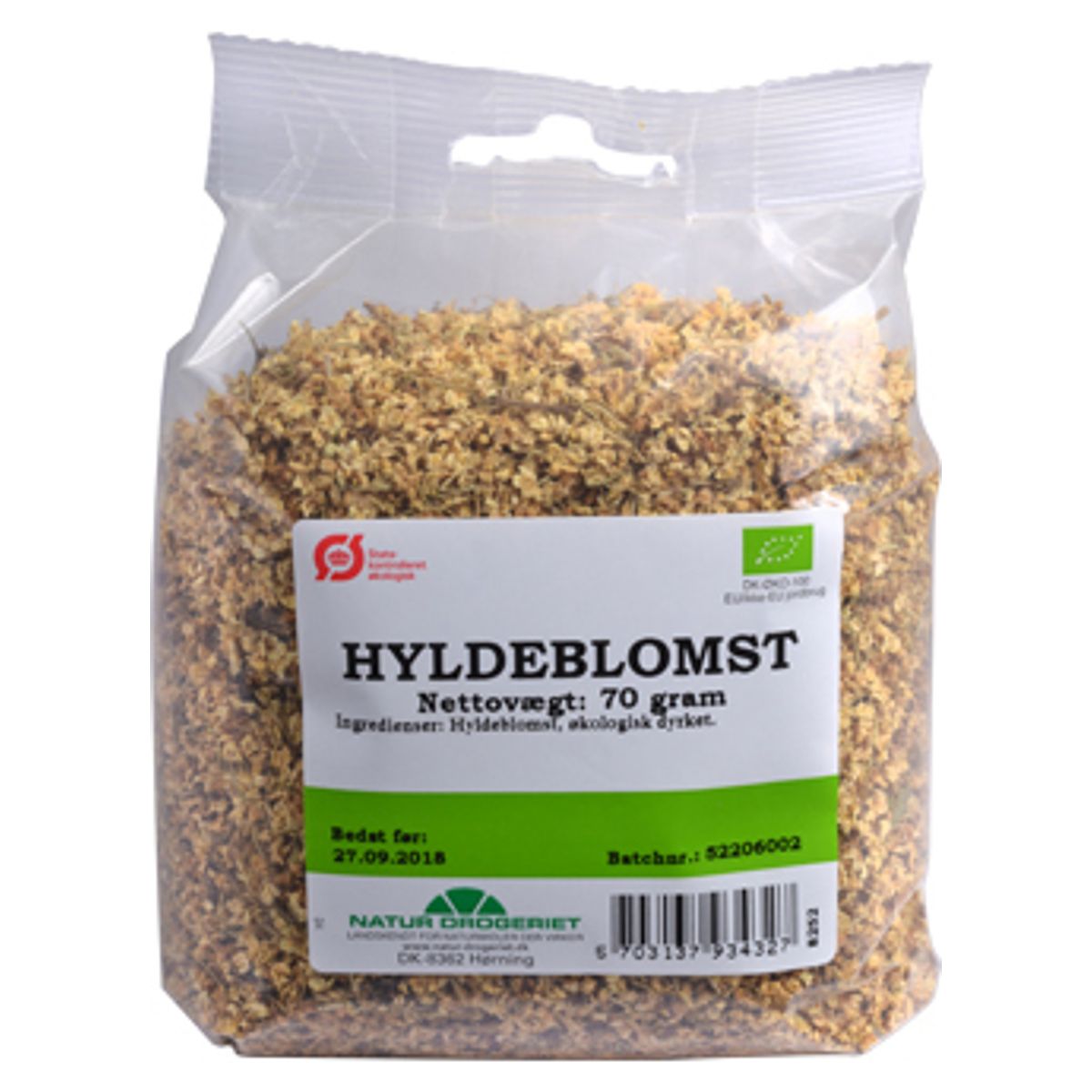 ND Hyldeblomst Ø &bull; 70 g.