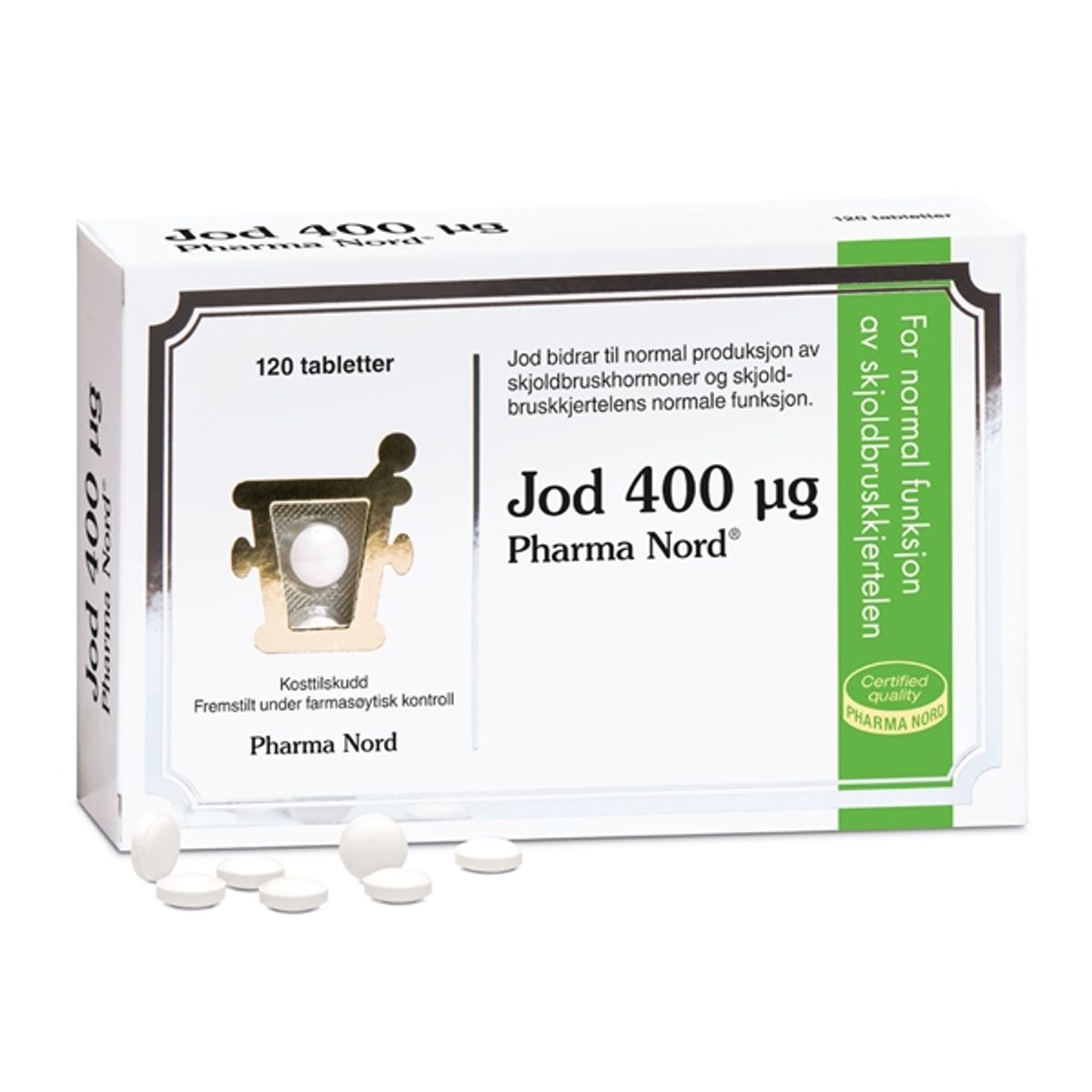 Pharma Nord Jod 400 Î¼g 120 tabl.