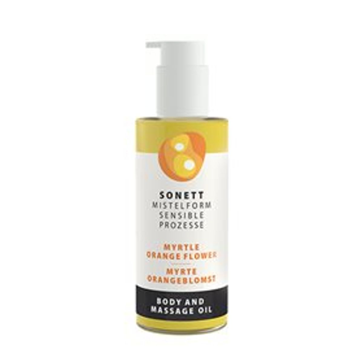 Sonett Krops & Massageolie Myrte/Appelsinblomst - 145ml.