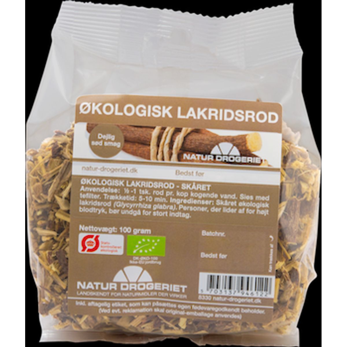 ND Lakridsrod Skåret Ø &bull; 100 g.