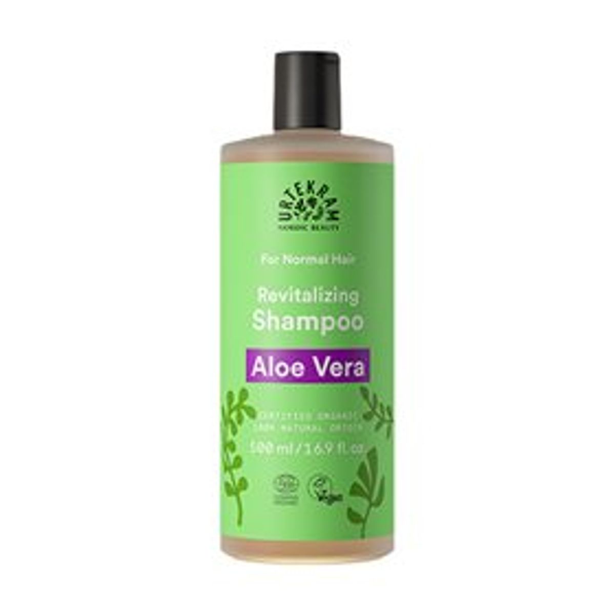 Urtekram Shampoo t. normalt hår Aloe &bull; 500ml.