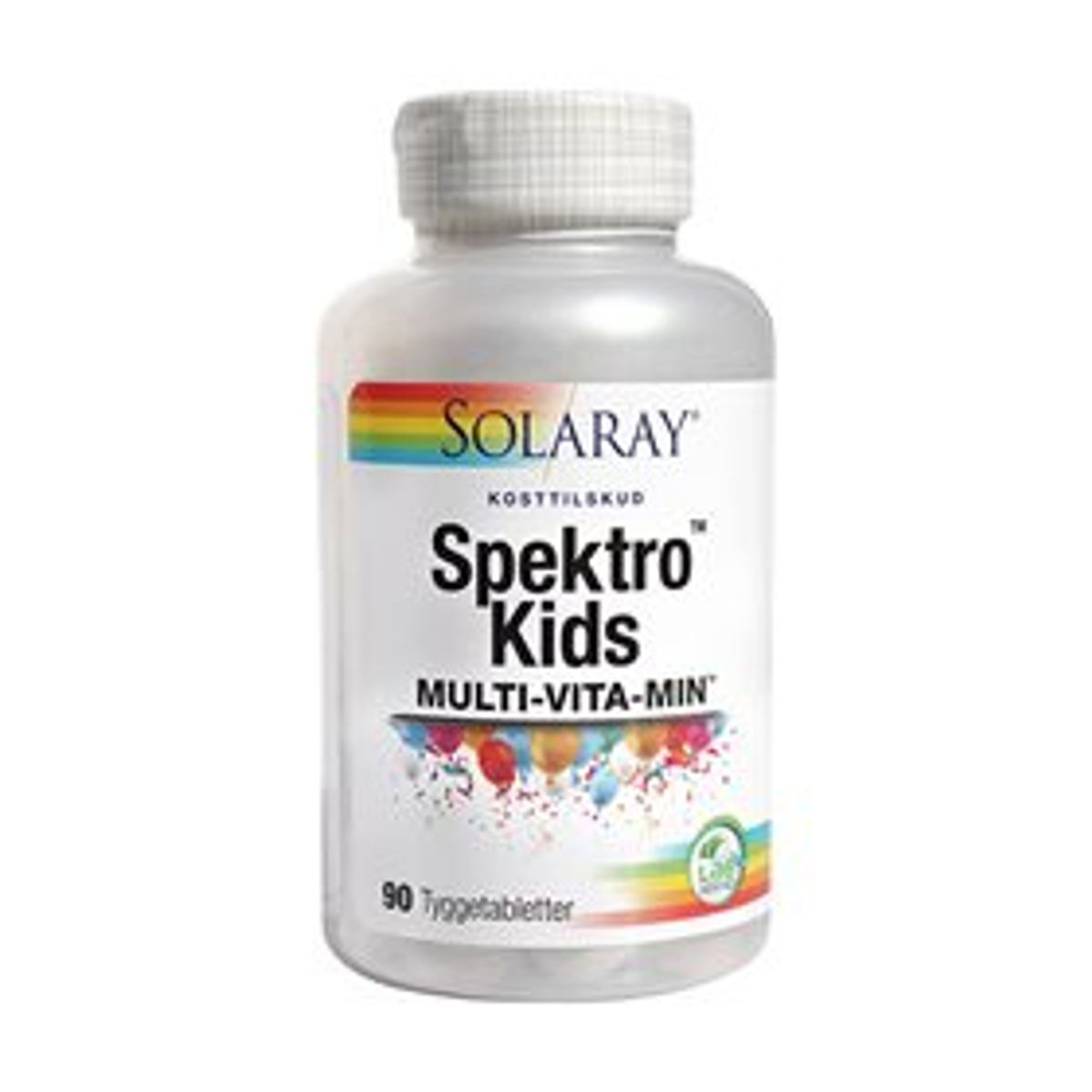 Solaray Spektro Kids tyggetablet m. bærsmag m. naturlig sødestof &bull; 90 tab.