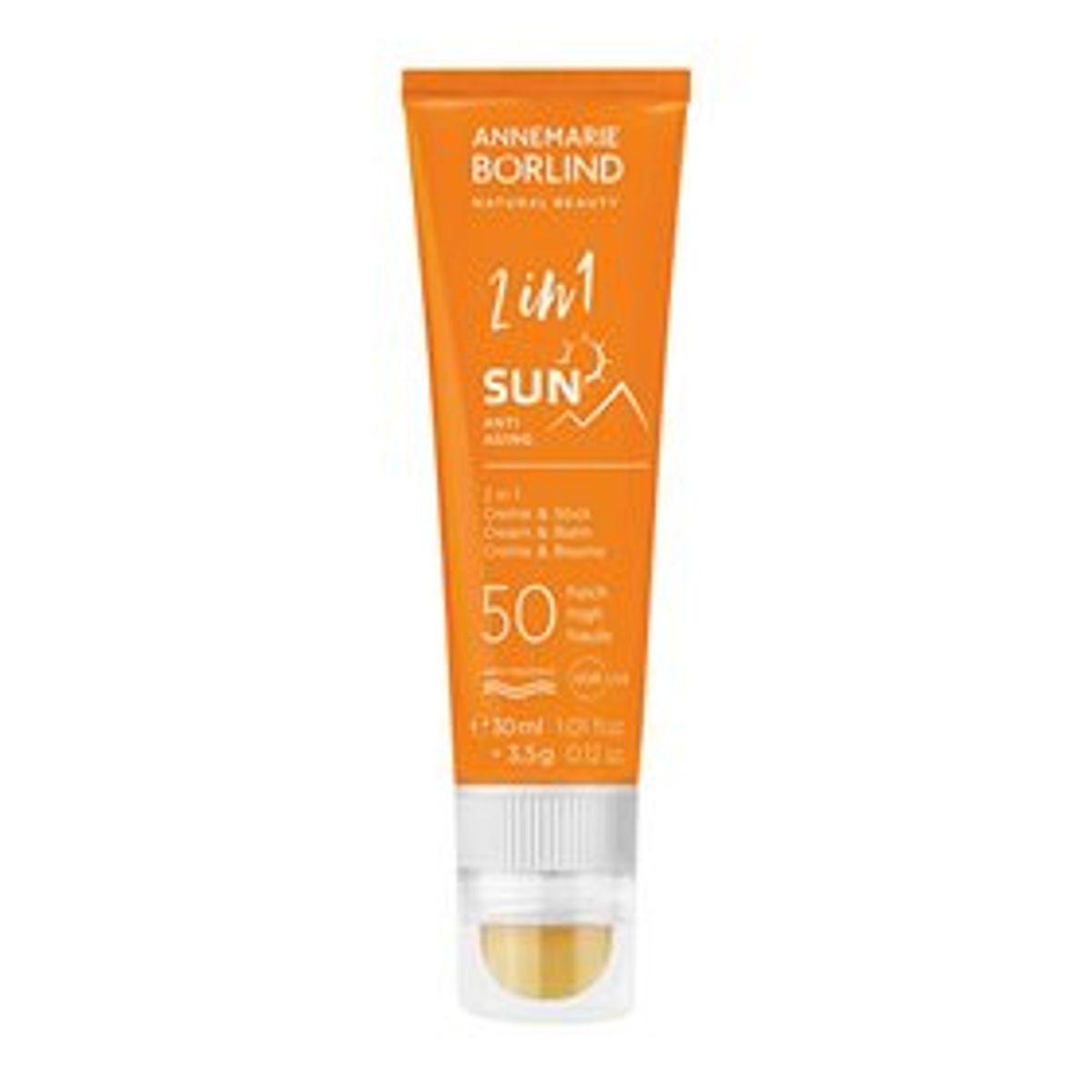 Annemarie Börlind SUN 2 in1 Cream & Stick anti-aging SPF 50 - 30ml.