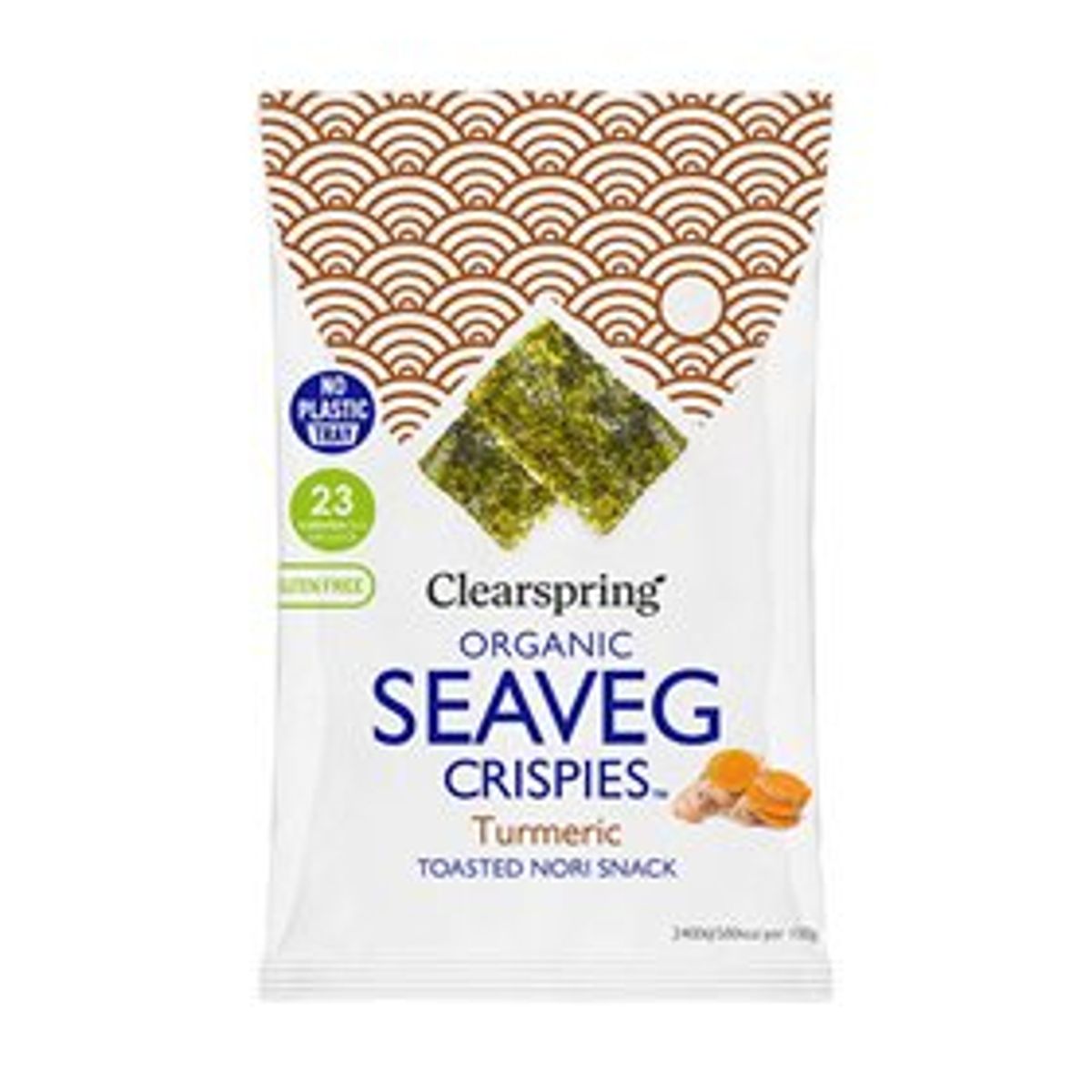 Clearspring Tang chips Gurkemeje Ø 1 pk. 4 g.