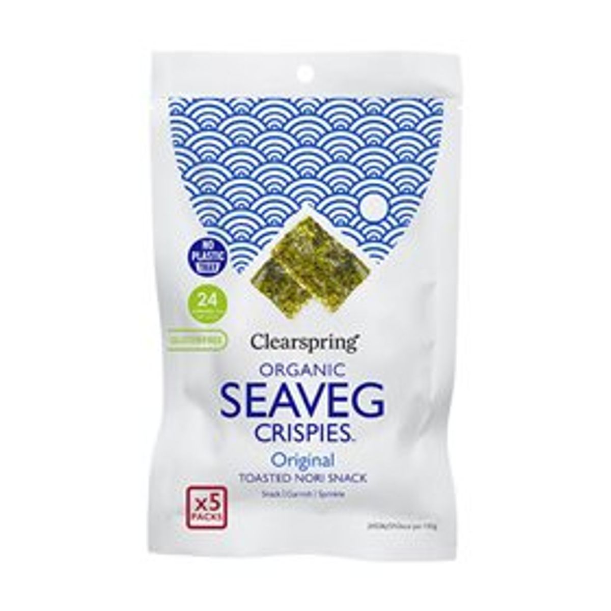 Clearspring Tang chips (Seaveg Crispies) Ø 1 pk. 20 g.