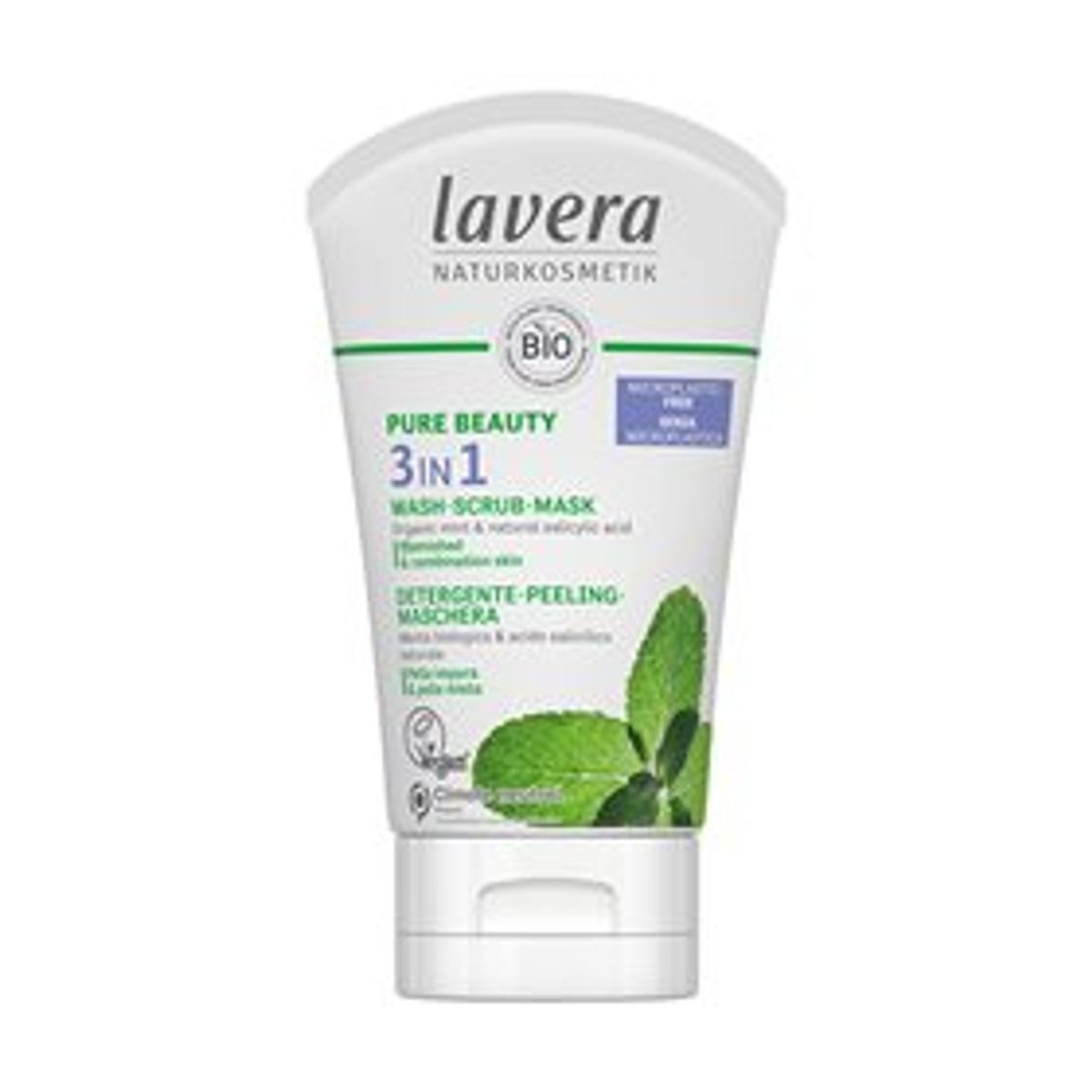 Lavera 3 in 1 Wash-Scrub-Mask &bull; 125 ml.