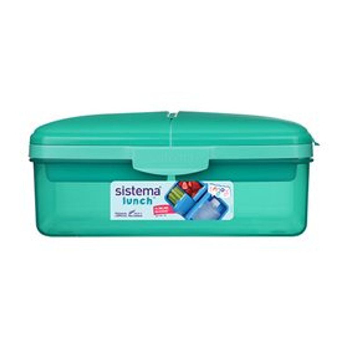 SISTEMA Madkasse slimline quaddie 1,5L, ass. farver