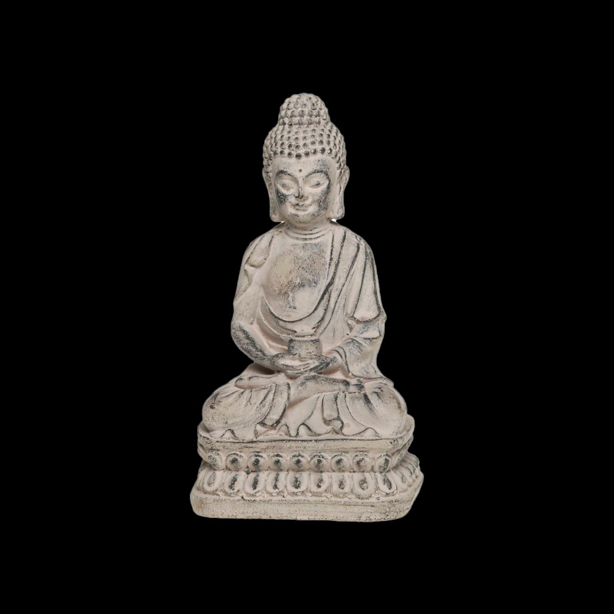 BUDDHA Figur siddende