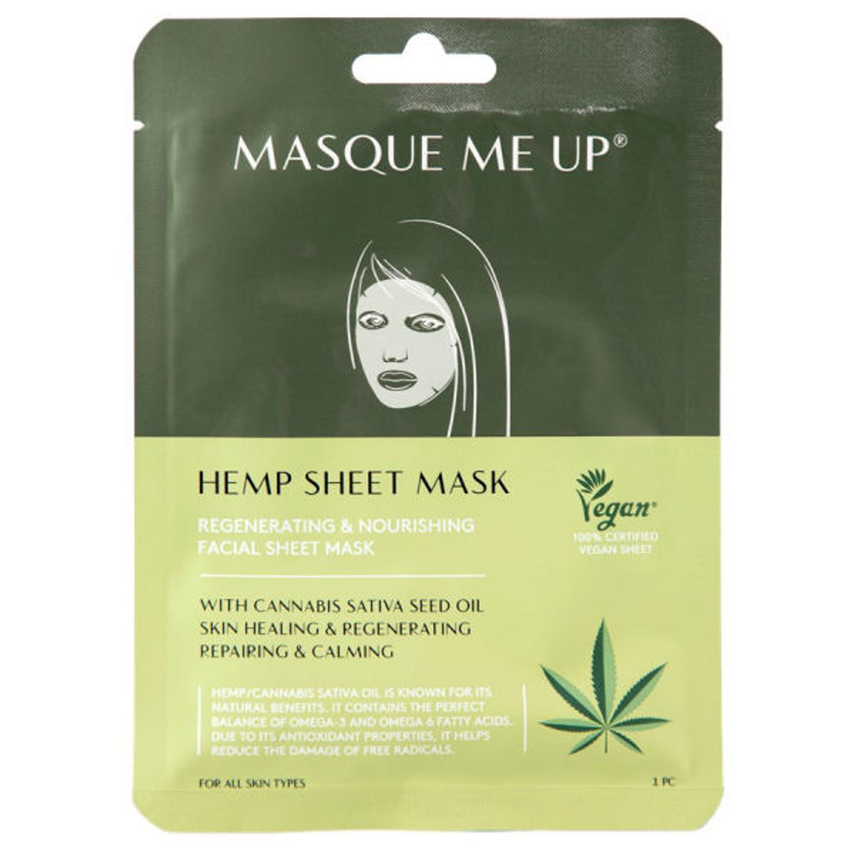 Masque me up hemp eye mask for all skin types