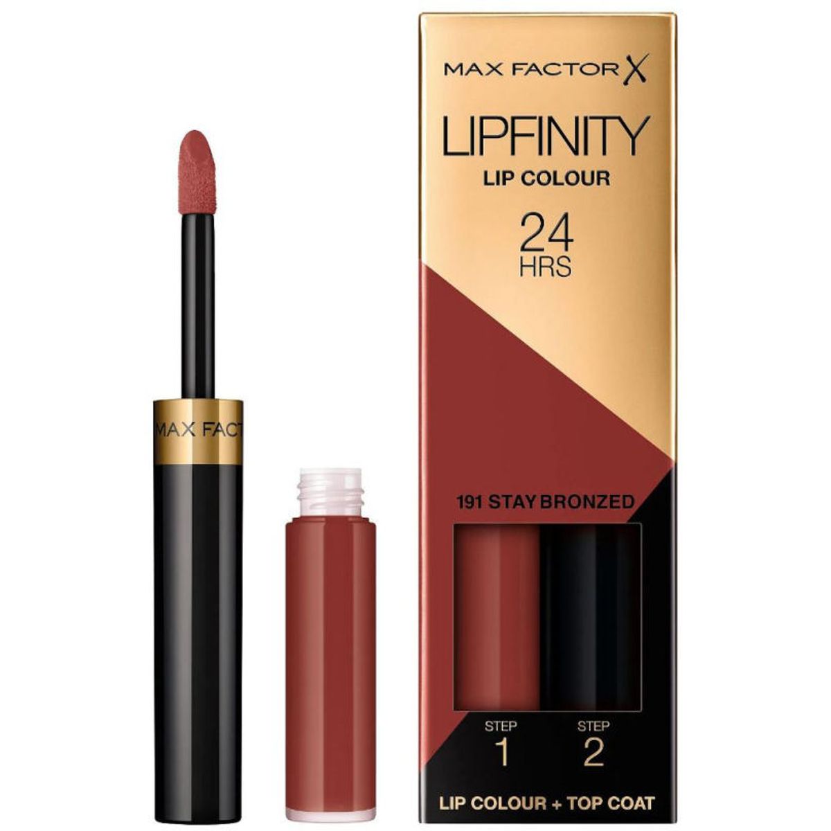 Max factor X lipfinity 24hrs lip colour + top coat 191 stay bronzed