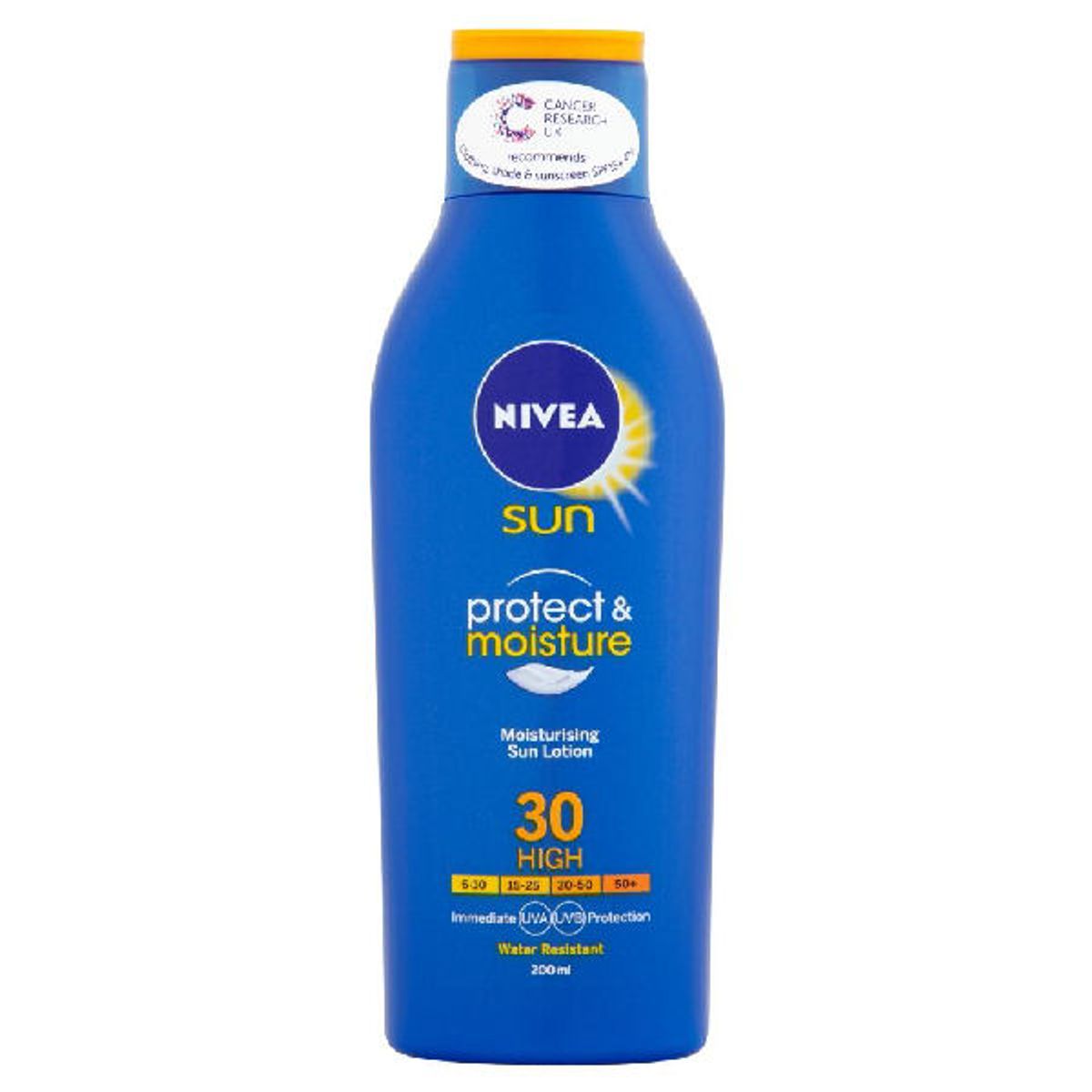 Nivea sun protect & moisture sun lotion 30 high 200ml