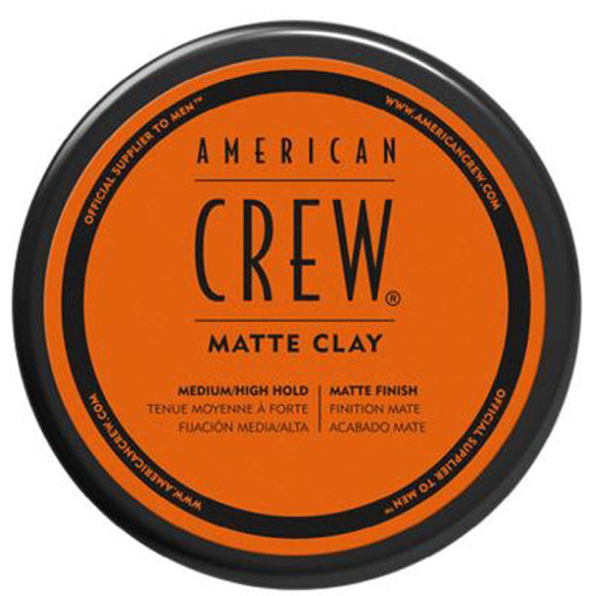 American crew matte clay medium/high hold matte finish 85g