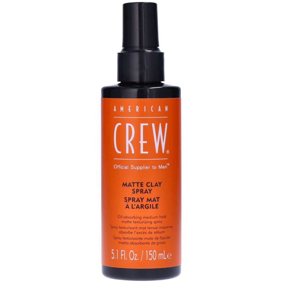 American crew matte clay spray oil-absorbing medium hold 150ml