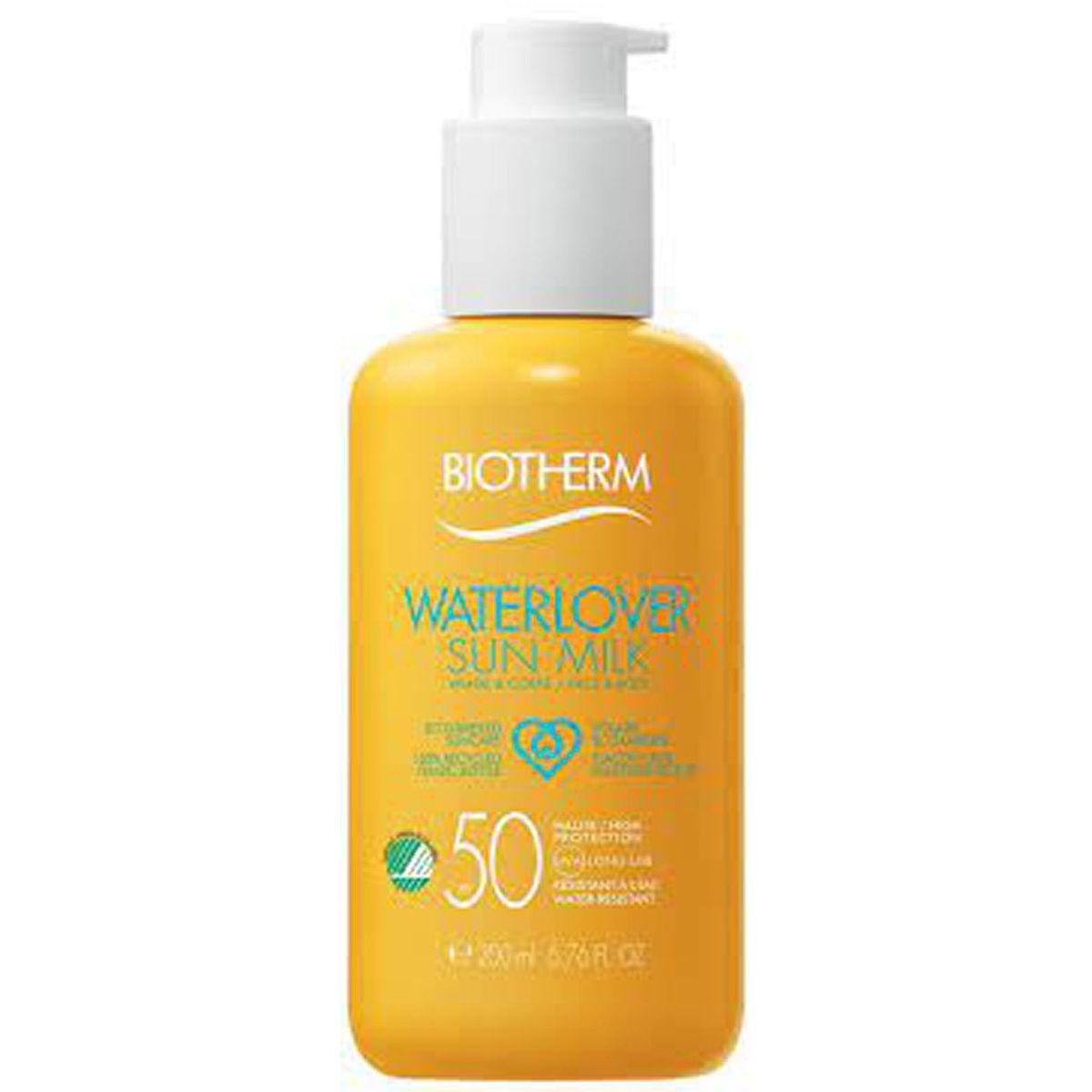 Biotherm waterlover sun milk SPF50 high protection 200ml