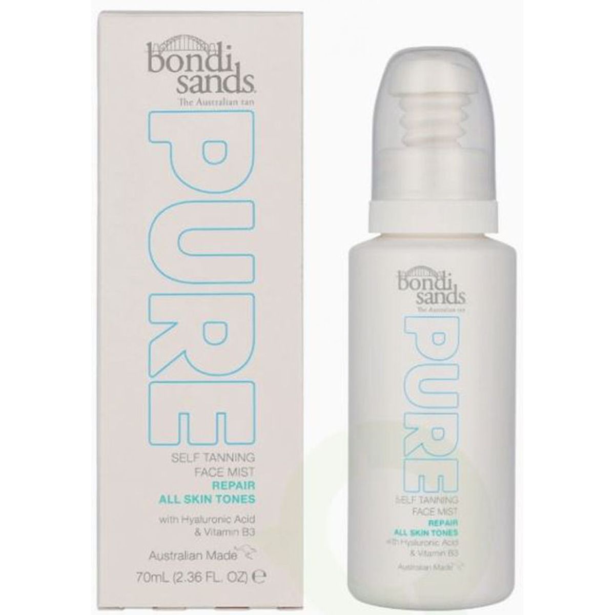 Bondi sands the australian tan pure self tanning face mist all skin tones 70ml