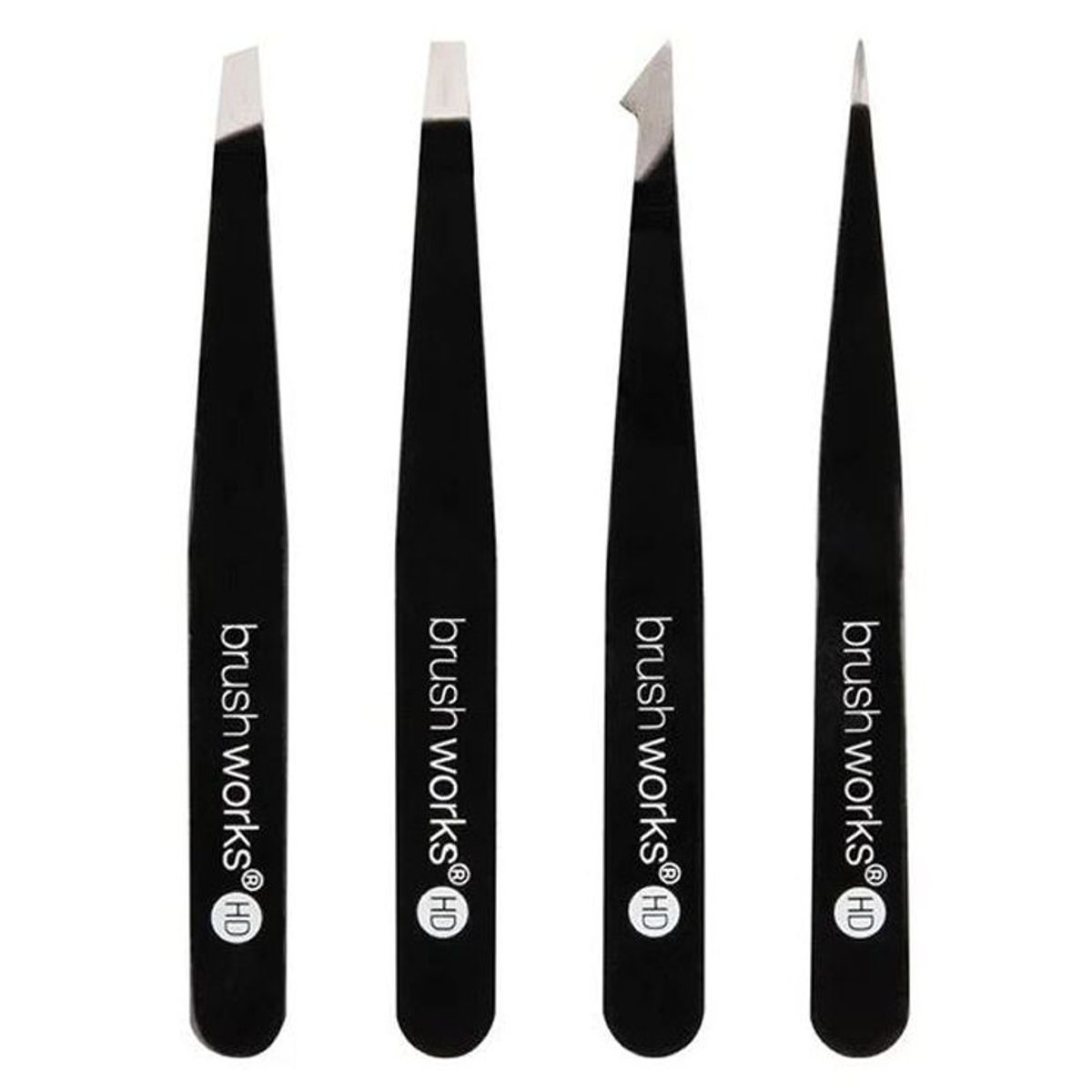 Brush works HD the complete combination tweezer set - 4 dele