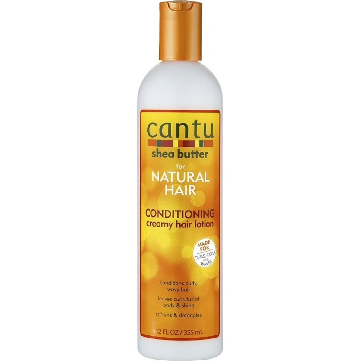 Cantu shea butter for natural hair conditioning creamy hair lotion 355ml