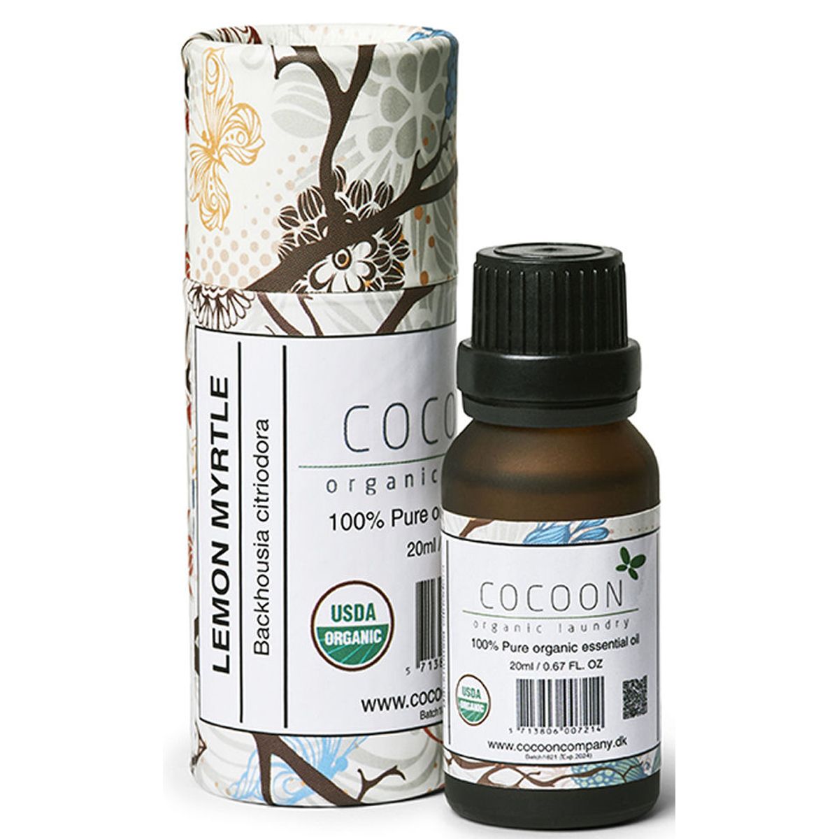 Cocoon organic laundry 100% pure organic essential oil lemon myrtle 20ml