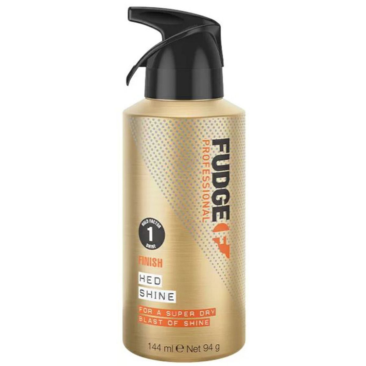 Fudge professional finish hed shine for a super dry blast of shine 144ml