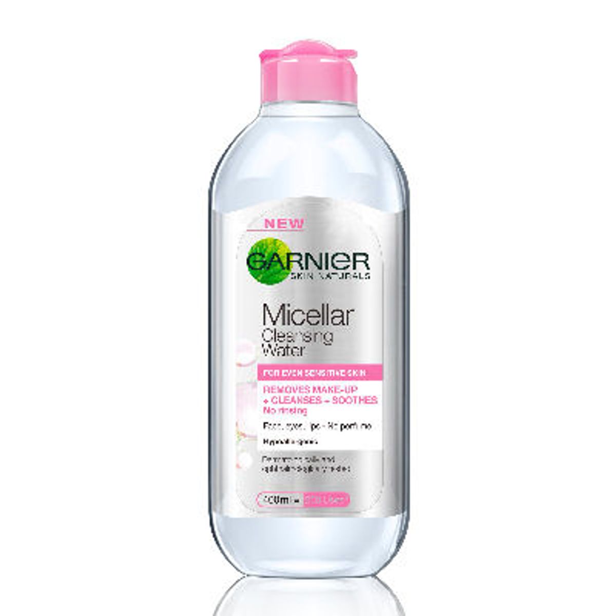 Garnier micellar cleansing water sensitive skin removes make-up 400ml