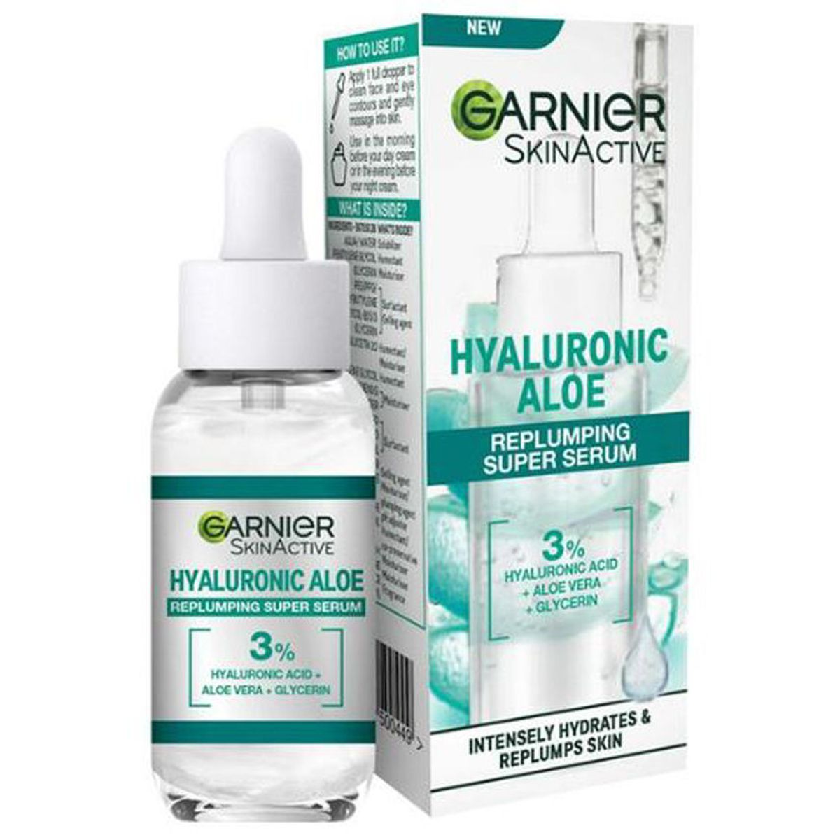 Garnier skinactive hyaluronic aloe replumping super serum 30ml