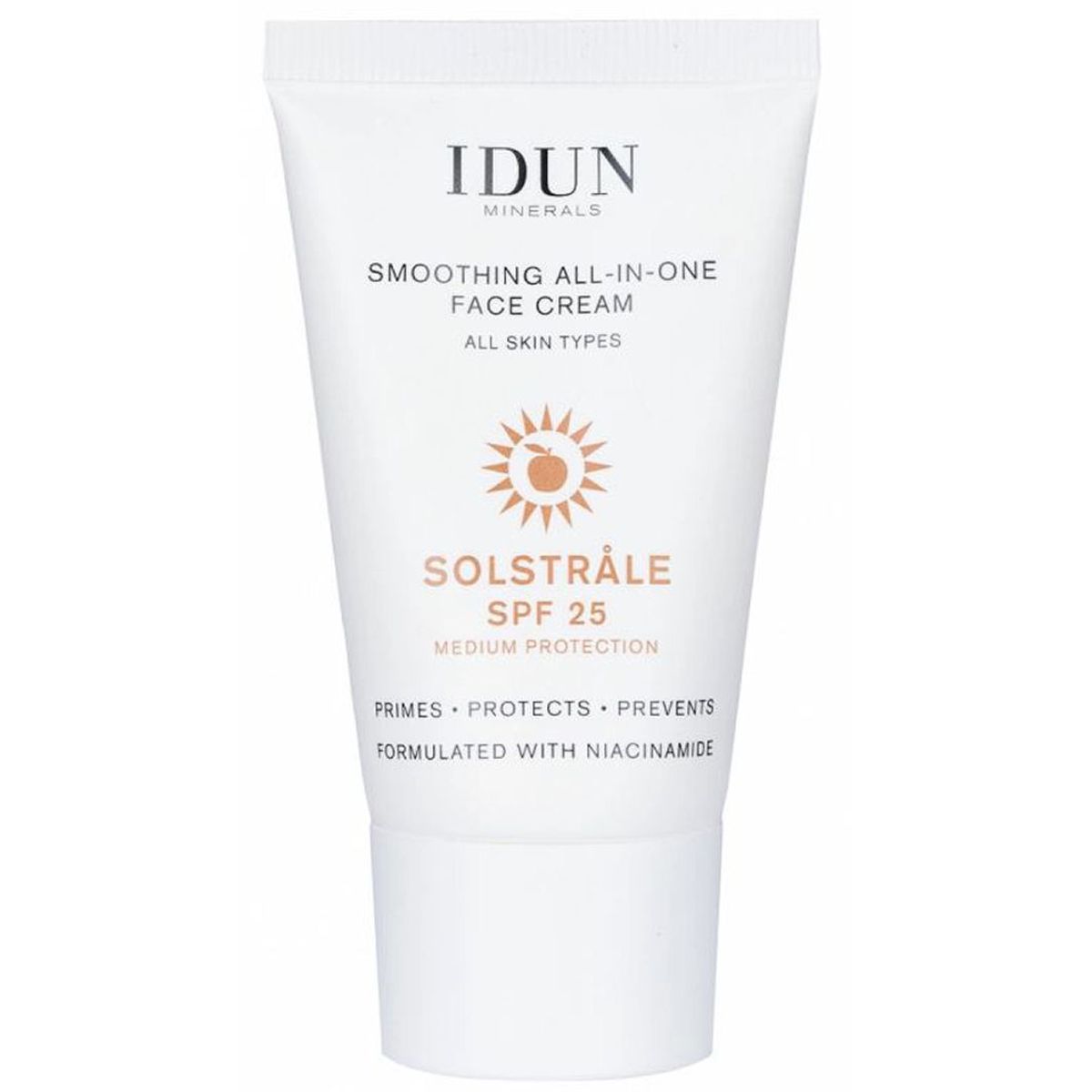 IDUN minerals smoothing all-in-one face cream solstråle SPF25 30ml