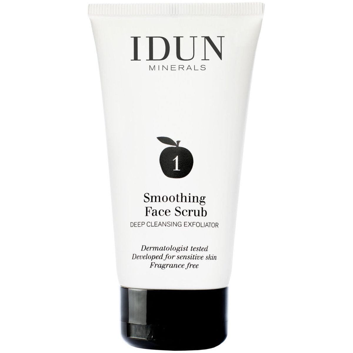 IDUN minerals 1 smoothing face scrub deep cleansing exfoliator 75ml