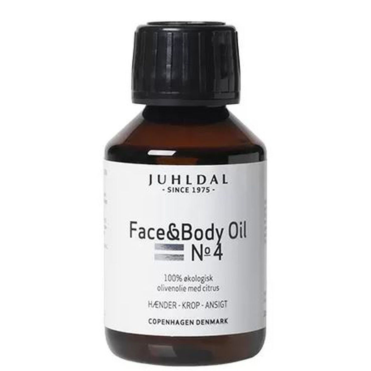 Juhldal face & body oil no. 4 100% økologisk olivenolie med citrus 100ml