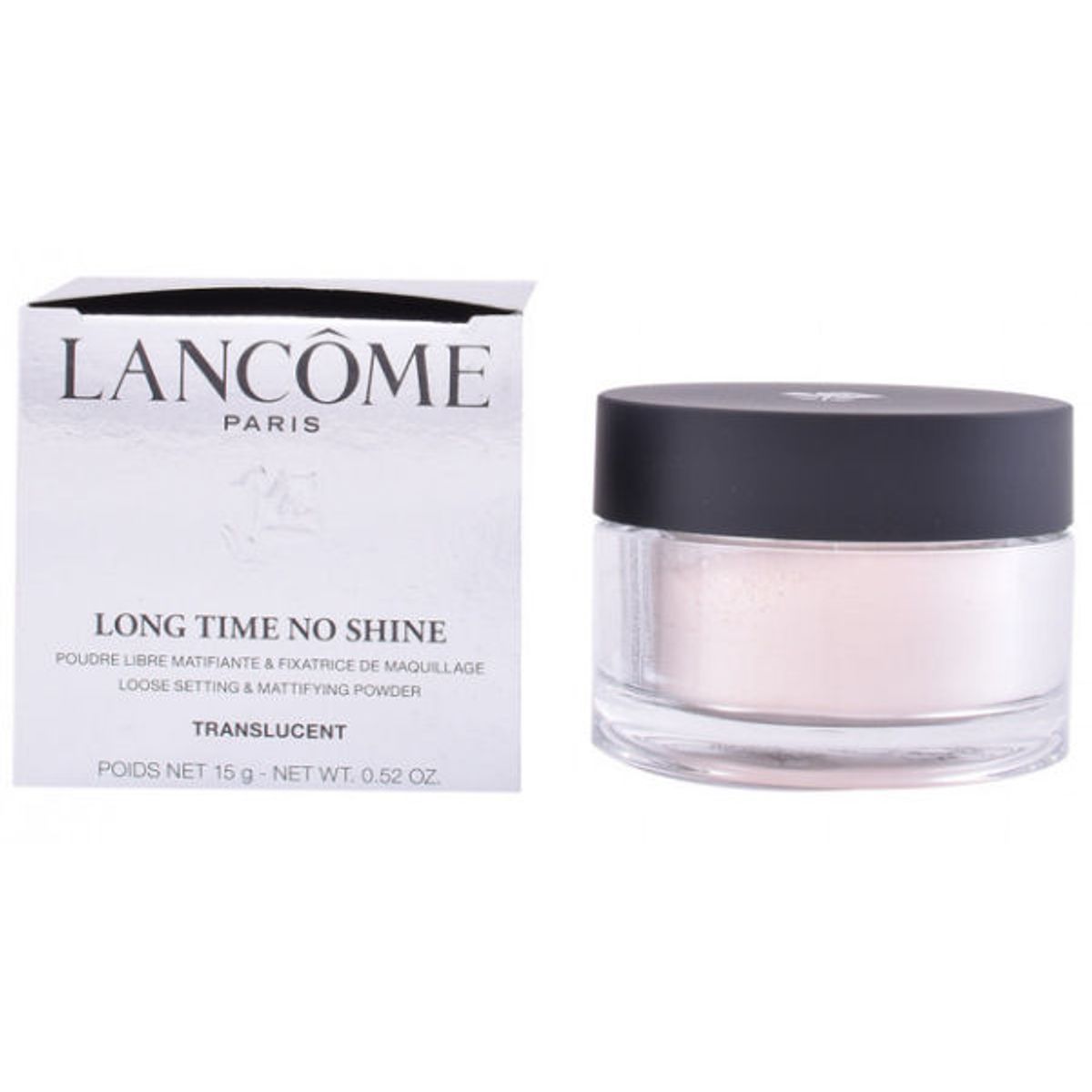 Lancome paris long time no shine loose setting & mattifying powder translucent 15g