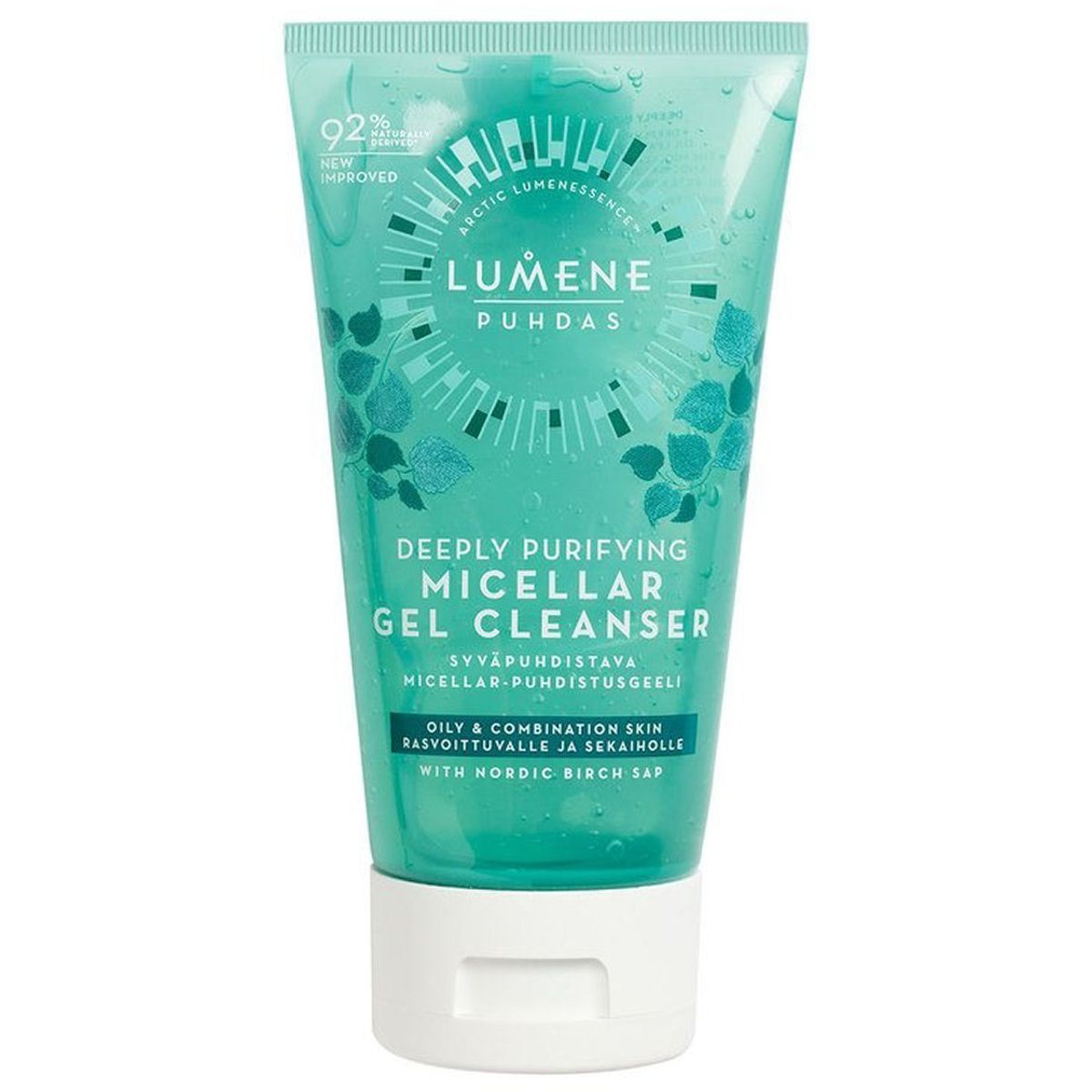 Lumene puhdas deeply purifying micellar gel cleanser 150ml