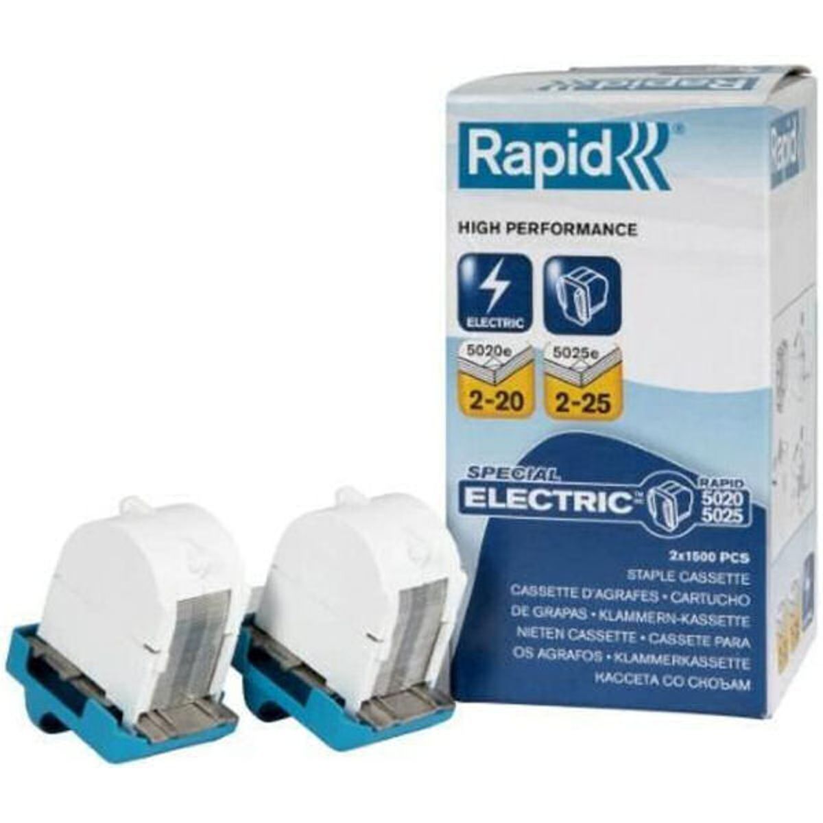 Rapid high performance special electric staple cassette 5020/5025 2x1500 stk.