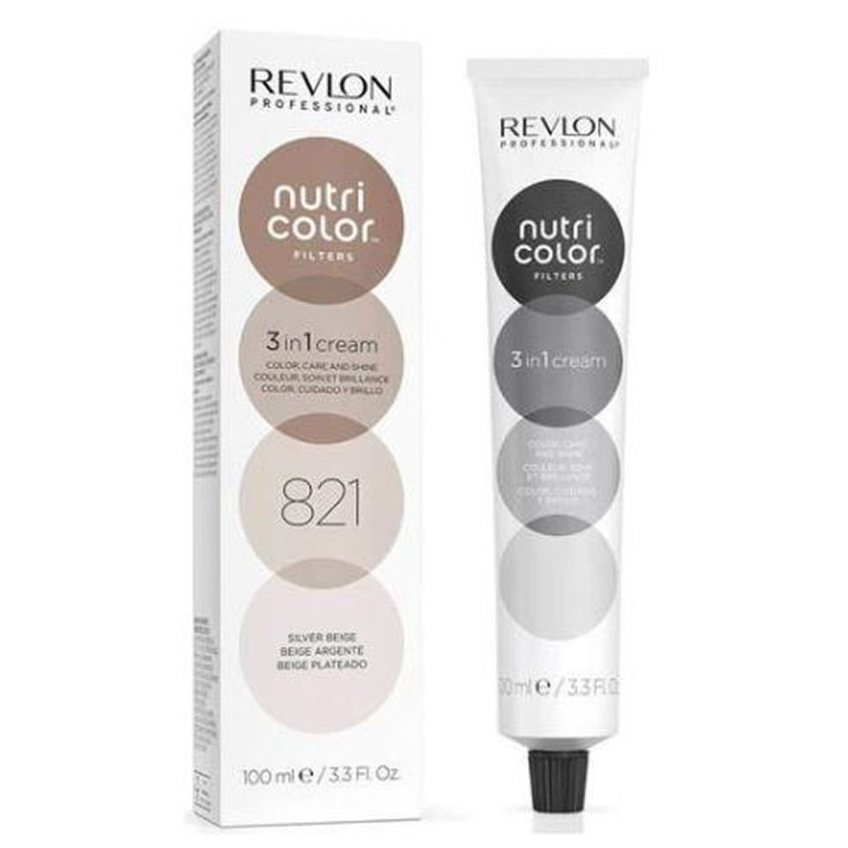 Revlon professional nutri color filters 3 in 1 cream 821 silver beige 100ml