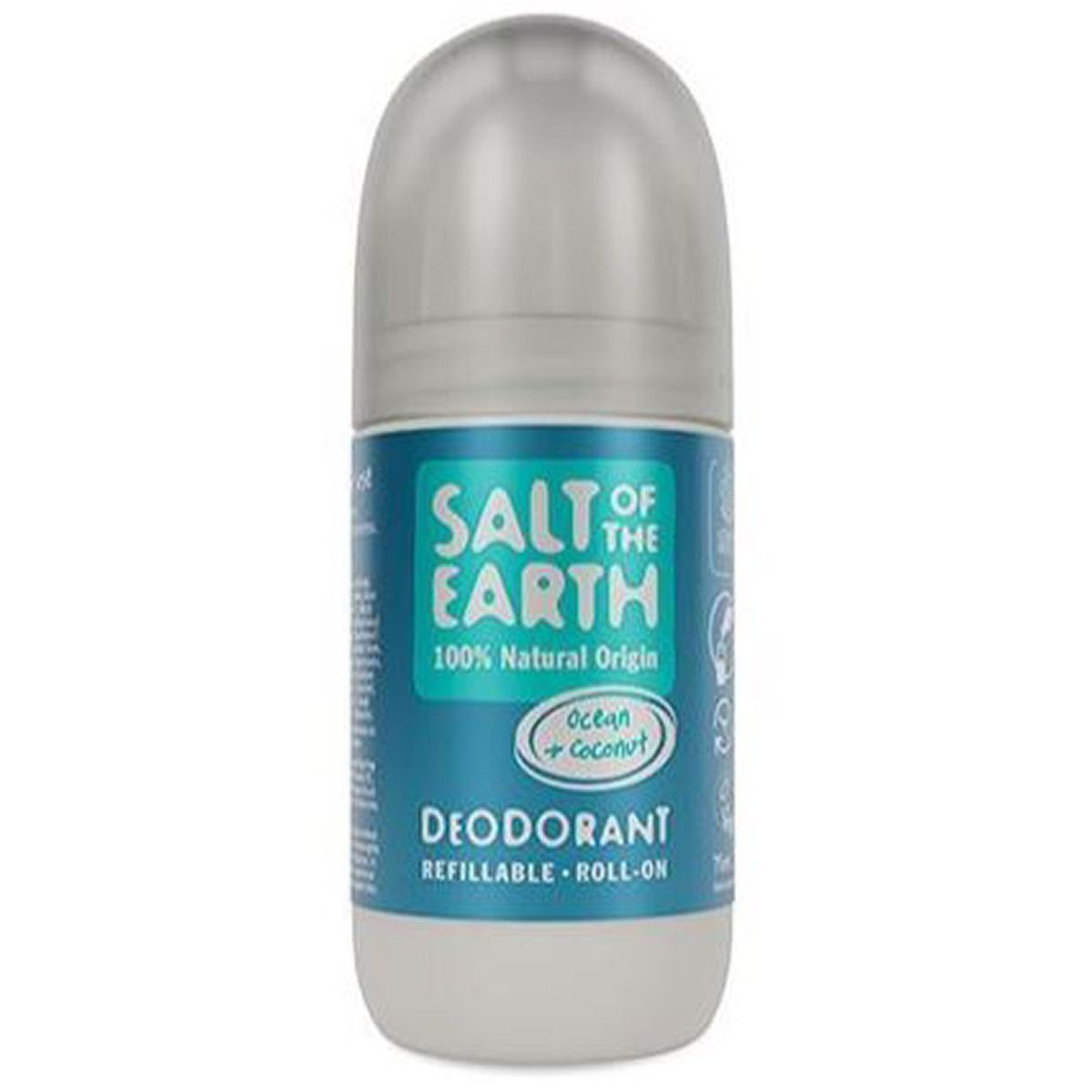 Salt of the earth 100% natural origin roll-on deodorant ocean + coconut 75ml