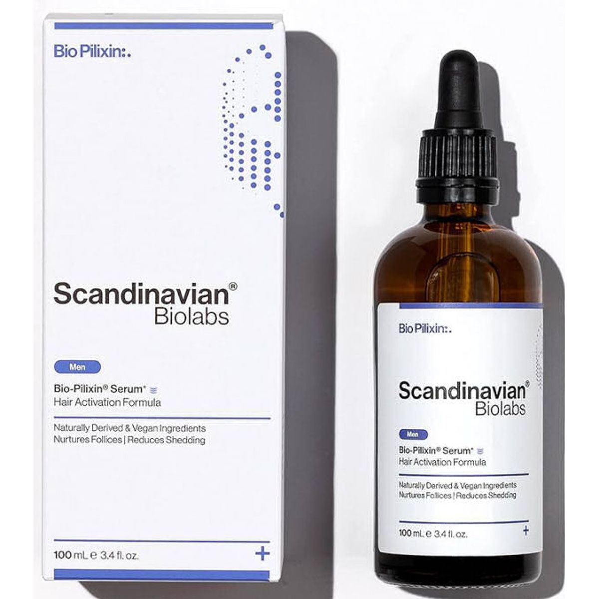 Scandinavian biolabs men bio-pilixin serum hair activation formula 100ml