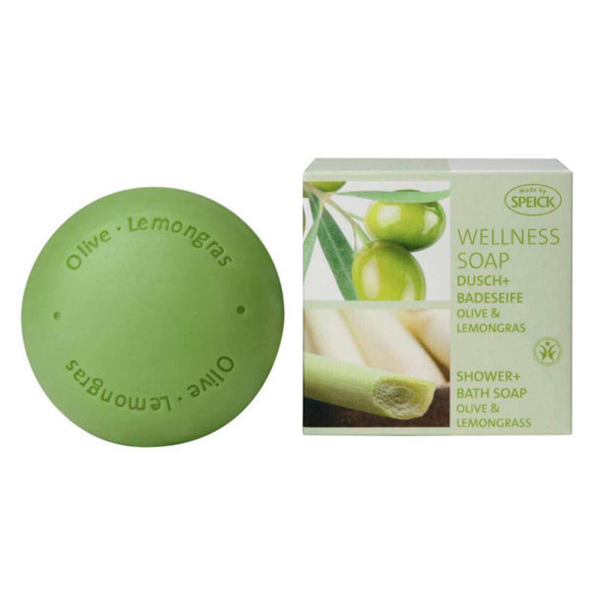 Speick wellness soap shower + bath soap olive & lemongrass 200g