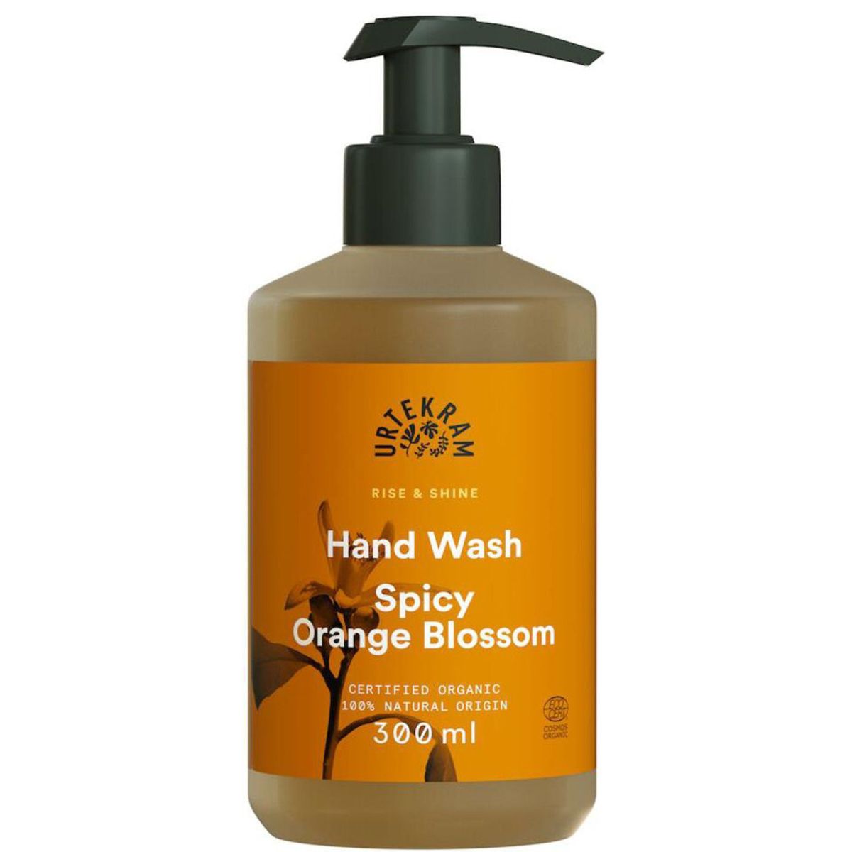 Urtekram rise & shine hand wash spicy orange blossom 300ml