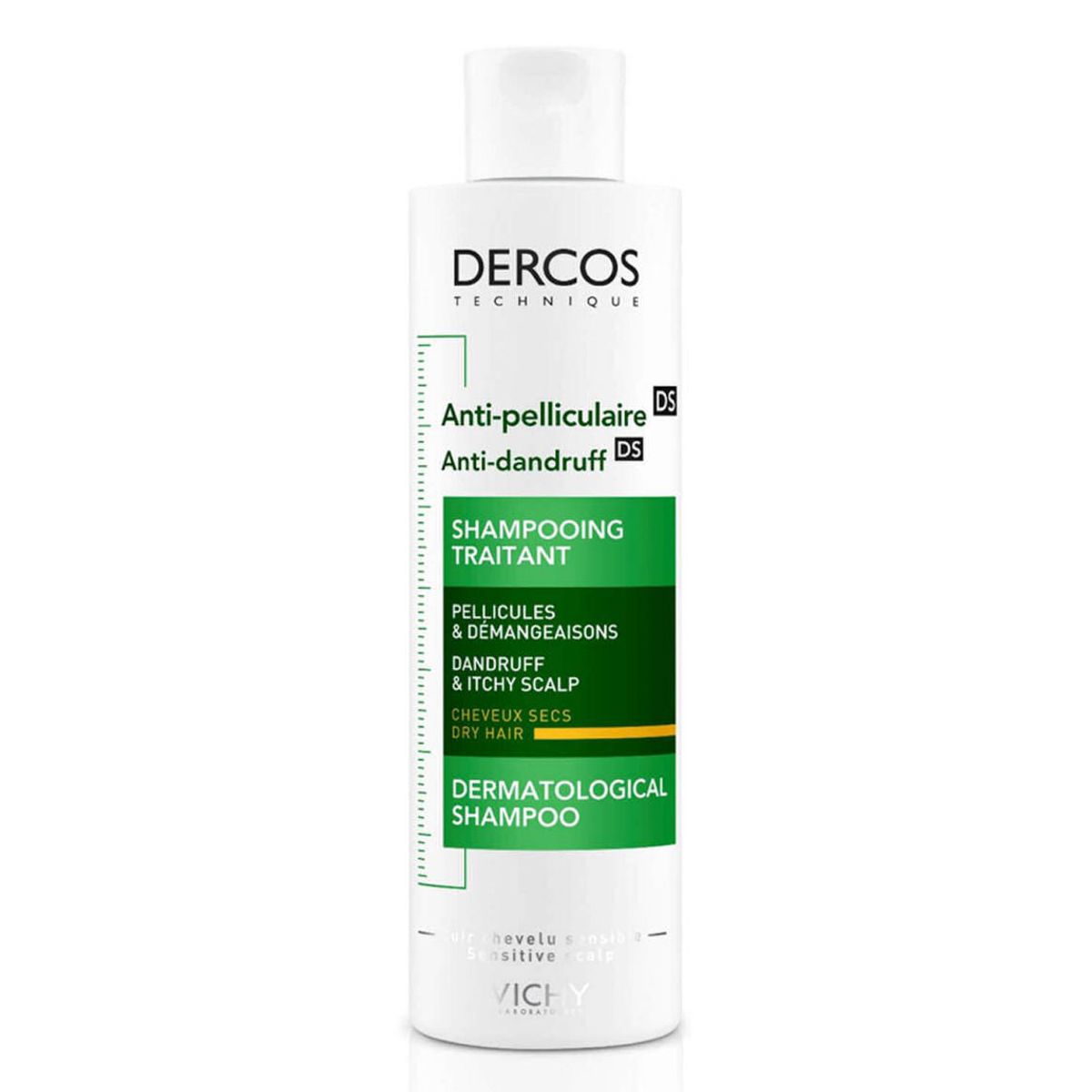 Vichy dercos technique anti dandruff dermatological shampoo 200ml