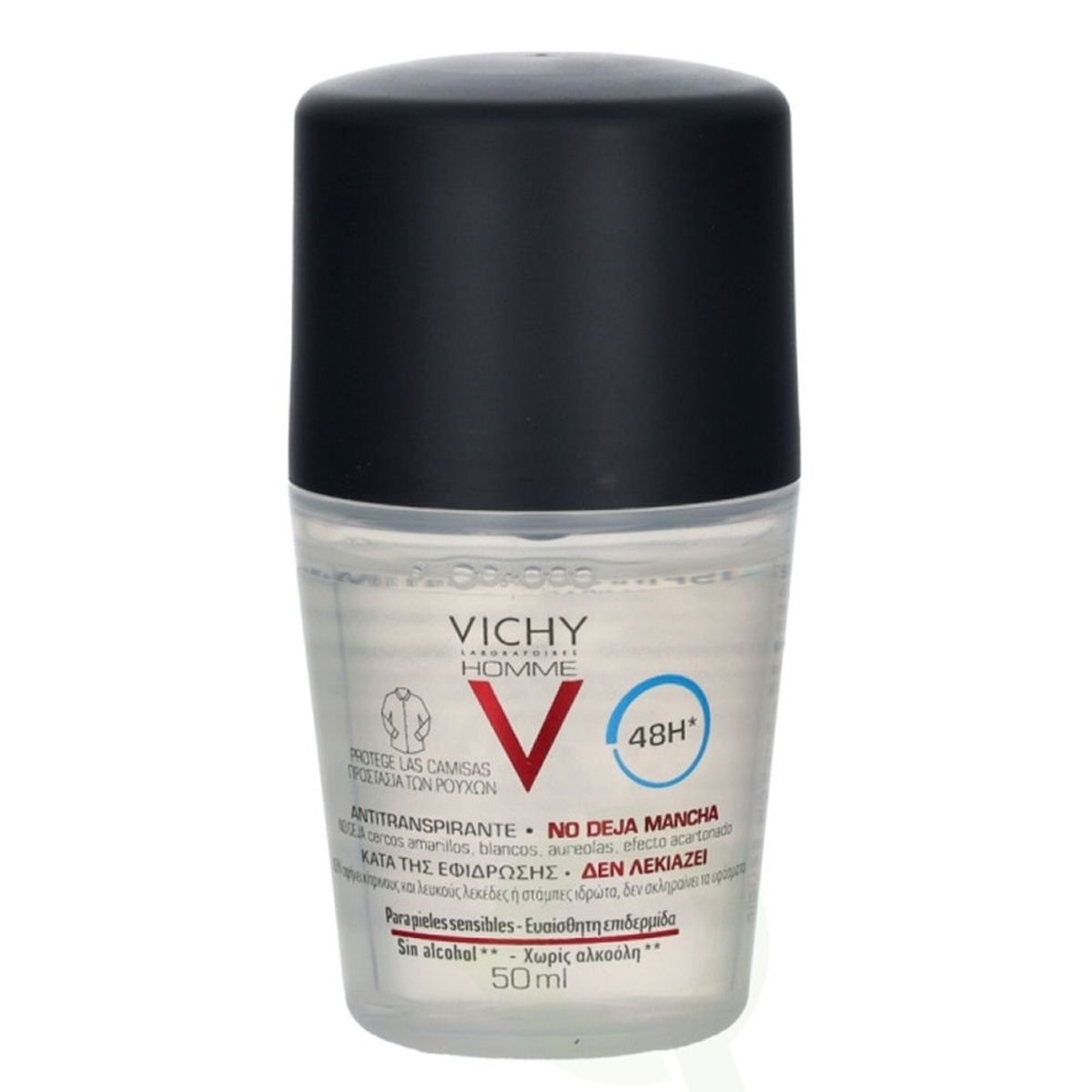 Vichy laboratoires homme antitranspirante no deja mancha 50ml