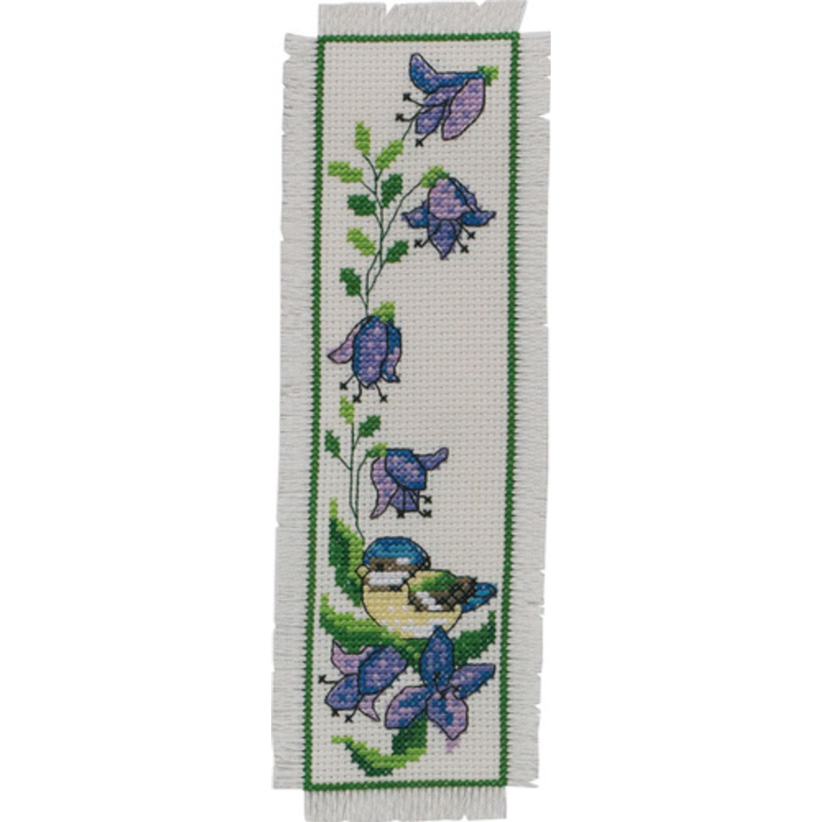 Broderi Kit - Mejse i Klokkeblomst