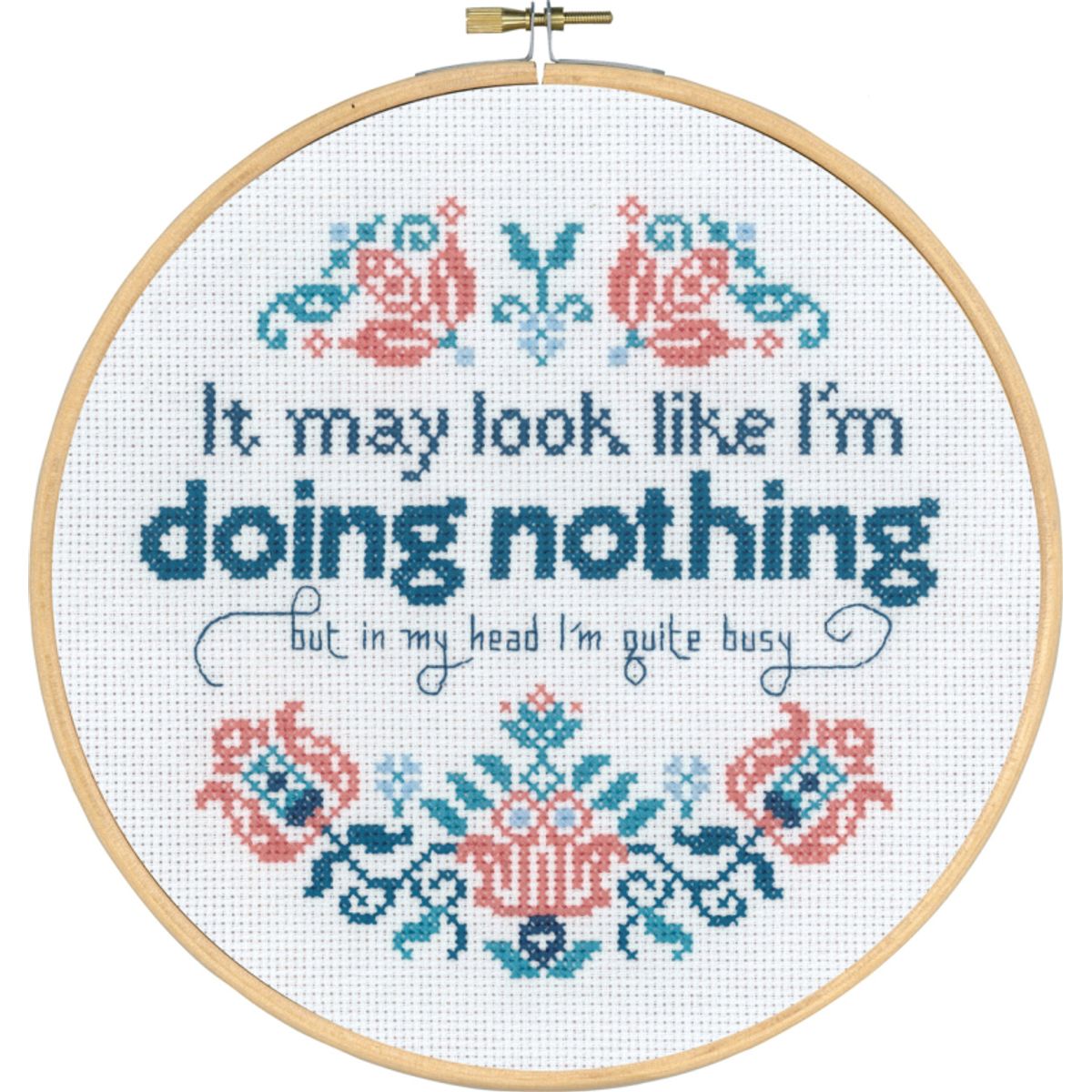 Broderi Kit - Doing Nothing