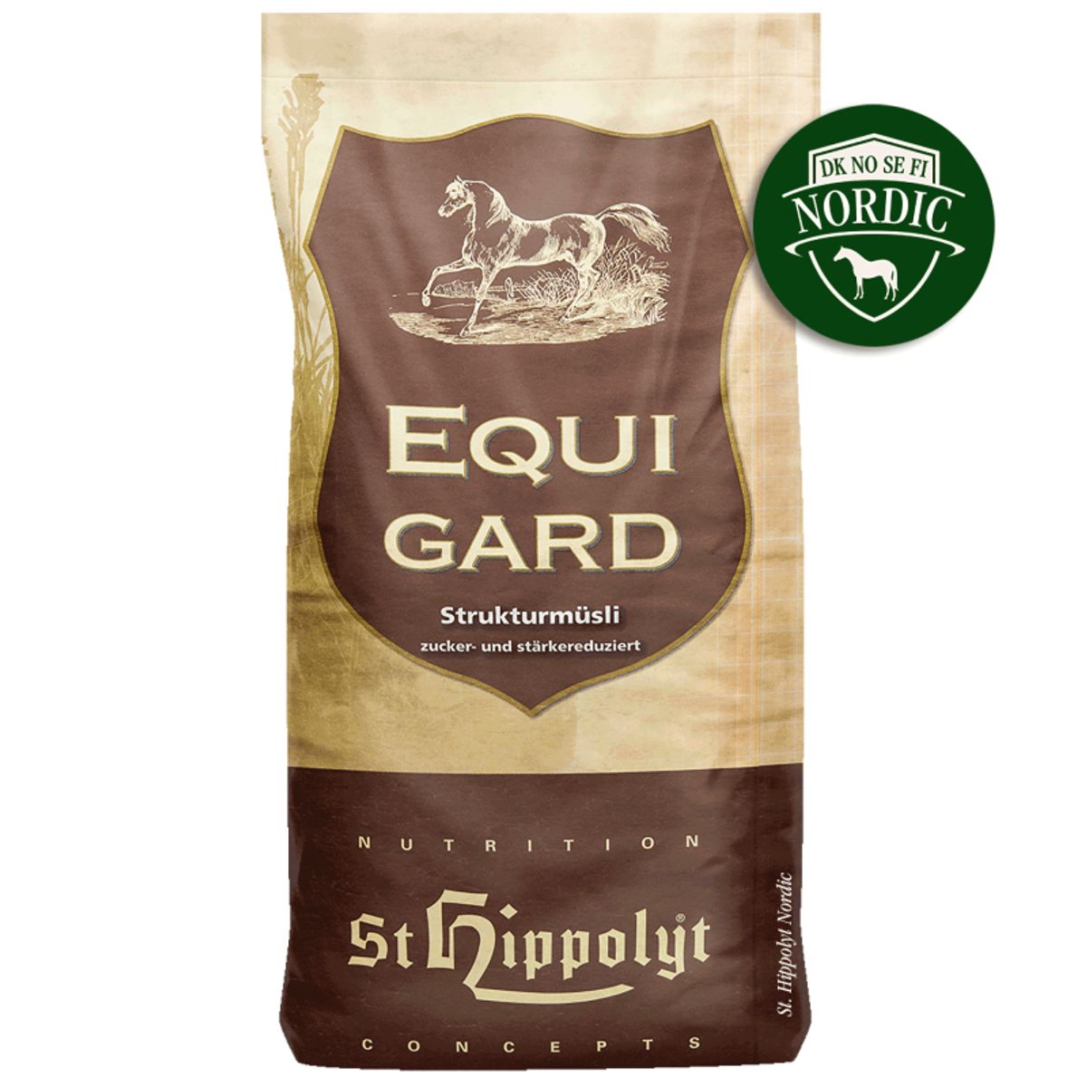 St. Hippolyt EquiGard Nordic Müsli 20 kg.