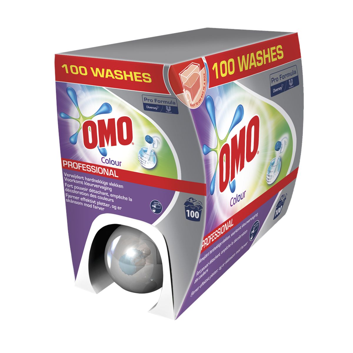 OMO Professional Flydende Color, flydende vaskemiddel, 7.5 L