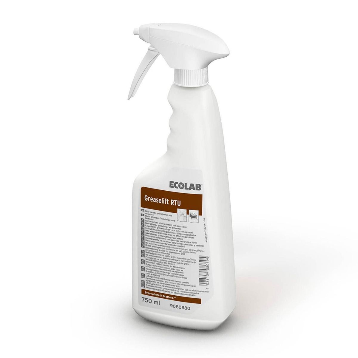 Ecolab Greaselift RTU, Ovn- og Grillrengøring, 750 ml.